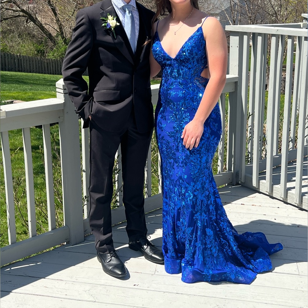 Stunning Royal Blue Prom Dress